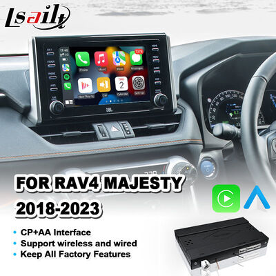 Lsailt Wireless Android Auto Carplay Interface per il 2018-2023 Toyota RAV4 Majesty