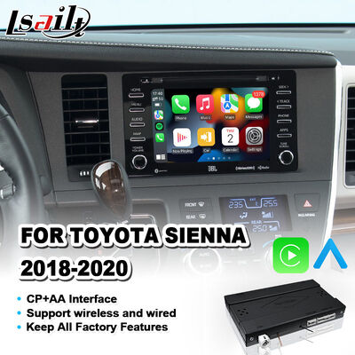 Lsailt Wireless Android Auto Carplay Interface per Toyota Sienna 2018-2020