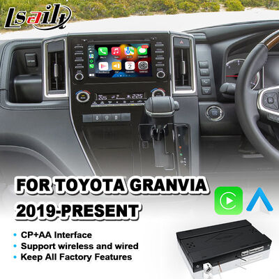 Lsailt Wireless Android Auto Carplay Interface per Toyota Granvia 2019