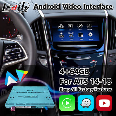 Interfaccia Video di Navigazione Android Lsailt per Sistema CUE Cadillac ATS 2014-2019 con Carplay