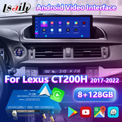 Interfaccia video di navigazione Android Lsailt per Lexus CT 200h FSport 2017-2022
