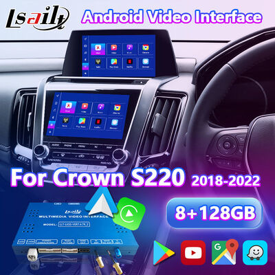 Interfaccia video multimediale Android Lsailt per Toyota Crown S220 2018-2022 con Carplay