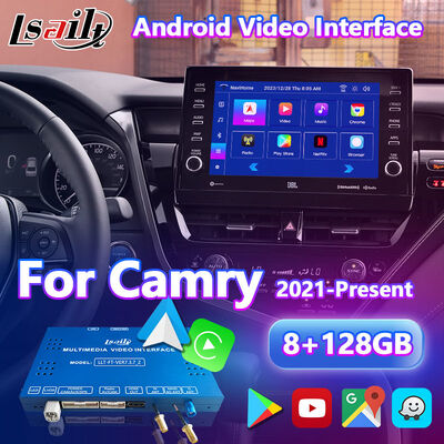 Interfaccia di navigazione video Lsailt Android Carplay per Toyota Camry Hybrid XSE XLE SL SE XV70 2021-2024