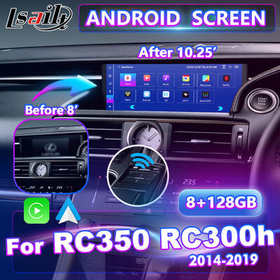 Lsailt Android Carplay Multimedia Interface Screen per il 2014-2018 Lexus RC350 RC300h RC200t RC300 RCF