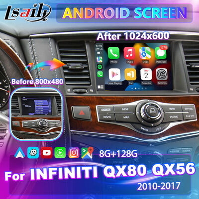 Lsailt Android Carplay Multimedia Screen per il 2010-2017 Infiniti QX80 QX56