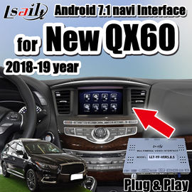 Interfaccia dell'automobile di Plug&amp;Play Android 7,1 la video per il nuovo anno di QX60 QX80 2018-2019 sostiene carplay, ADAS, youtube