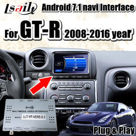 Interfaccia automatica di Android per la GT-r 2008-2016 con il sistema di navigazione di Android 7,1, radio carplay da Lsailt