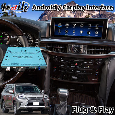 Lsailt Android Carplay Interfaccia video multimediale Per 2016-2021 Lexus LX 570 LX570