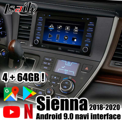 Interfaccia con CarPlay, auto di Android, YouTube dell'automobile dello schermo di Lsailt 4GB Android video per Toyota Avalon, Camry, Auris, terra di Siena