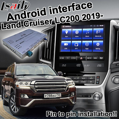 Bene durevole automatico di Carplay Android di aggiornamento dell'interfaccia dell'automobile del Toyota Land Cruiser LC200 video