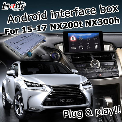 Auto carplay di androide di youtube del waze di controllo del touchpad della manopola della scatola di navigazione di Lexus NX200t NX300h GPS