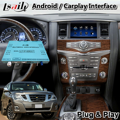 Lsailt 4+64GB Android Video Interfaccia Wireless Carplay per Nissan Patrol Y62 2012-2017
