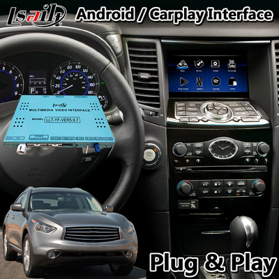 Interfaccia di Carplay di navigazione di Lsailt Android per 2008-2013 anni Infiniti FX35/FX37