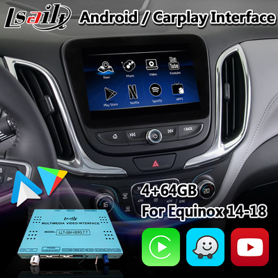Le multimedia di Lsailt Android Carplay collegano mediante interfaccia per la traversata di Malibu di equinozio di Chevrolet a navigazione di GPS