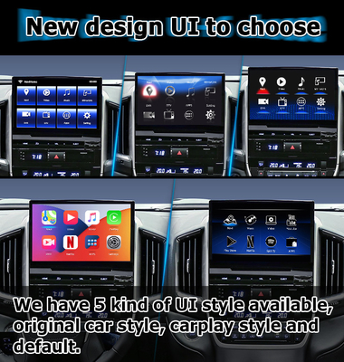 Car Android 13 navigation box per Toyota LC200 GXR Fujitsu unità Carplay waze youtube vista posteriore ecc