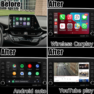 Toyota C-HR CHR Interfaccia multimediale Android 13 con carplay automatico wireless Android