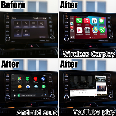Toyota Harrier Venza Android 13 interfaccia video multimediale 2019-present wireless carplay android auto