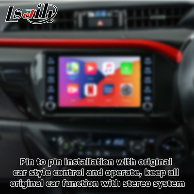 Toyota Hilux Android 13 interfaccia video multimediale wireless carplay Android auto touch 3