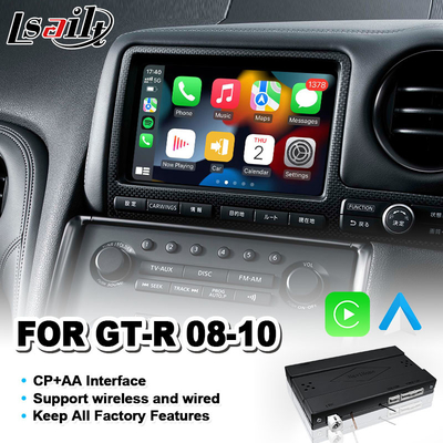 Interfaccia automatica di Lsailt Android Carplay per Nissan GT-r GTR R35 Nismo 2008-2010