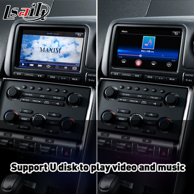 Interfaccia automatica di Lsailt Android Carplay per Nissan GT-r GTR R35 Nismo 2008-2010