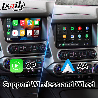 Interfaccia multimediale video Lsailt Android Carplay per Chevrolet GMC Tahoe 2014-2019