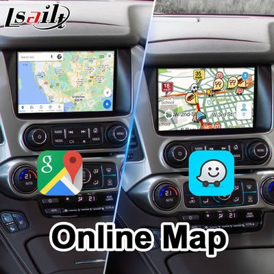 Interfaccia multimediale video Lsailt Android Carplay per Chevrolet GMC Tahoe 2014-2019