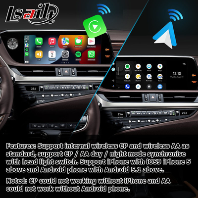 Auto carplay senza fili di androide per la versione più economica di Lexus ES300h ES350 ES250
