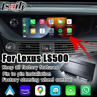 Schermo automatico di androide carplay senza fili di Lexus LS500 LS500h LS350 che rispecchia interfaccia