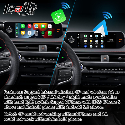 Schermo automatico di androide carplay senza fili di Lexus UX200 UX350h che rispecchia multi media