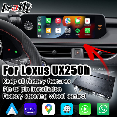 Schermo automatico di androide carplay senza fili di Lexus UX200 UX350h che rispecchia multi media