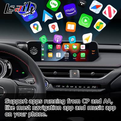 Schermo automatico di androide carplay senza fili di Lexus UX200 UX350h che rispecchia multi media