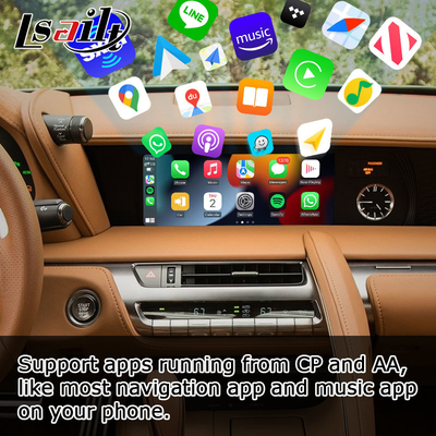 Rispecchiarsi carplay automatico dello schermo di sostegno dell'interfaccia di media di androide senza fili di Lexus LC LC500 LC500h