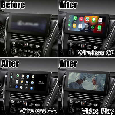 Auto senza fili di Android carplay per la proiezione dello schermo di Lexus LM300h LM350 LM