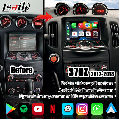 Schermo di multimedia dell'automobile per l'esposizione della sostituzione dell'esploratore 2012-2018 HD della pattuglia di Nissan 370Z