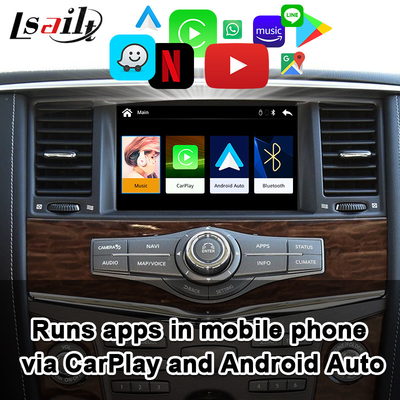 Interfaccia per Nissan Armada, ricerca, esploratore di Lsailt CarPlay con l'auto di Android, schermo originale di aggiornamento