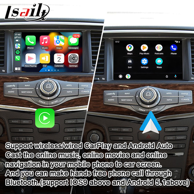 Interfaccia per Nissan Armada, ricerca, esploratore di Lsailt CarPlay con l'auto di Android, schermo originale di aggiornamento