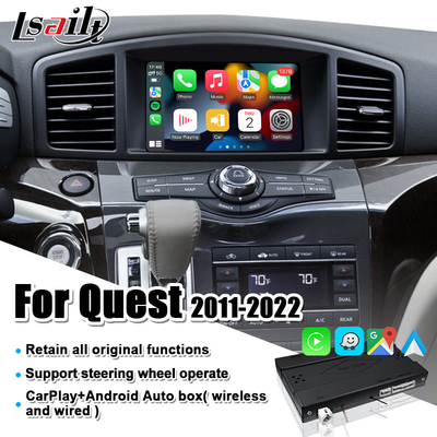 Interfaccia senza fili di CarPlay per Nissan Quest, pattuglia, armada, Infiniti QX con YouTube, auto di Android