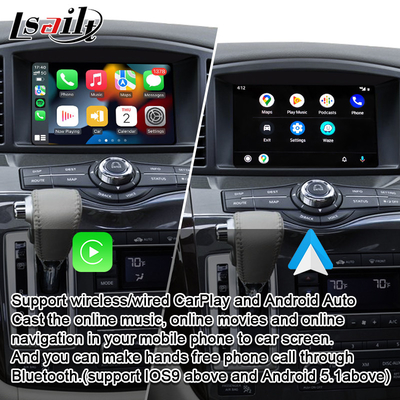 Interfaccia senza fili di CarPlay per Nissan Quest, pattuglia, armada, Infiniti QX con YouTube, auto di Android