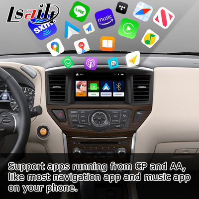 Scatola automatica senza fili di navigazione di Carplay Android per Nissan Pathfinder R52 2017-2021