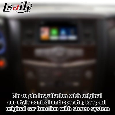 Aggiornamento automatico di stile dell'OEM di androide carplay senza fili di Nissan Patrol Y62 da Lsailt