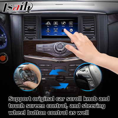 Aggiornamento automatico di stile dell'OEM di androide carplay senza fili di Nissan Patrol Y62 da Lsailt