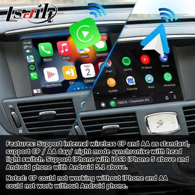 Schermo automatico del telefono di androide carplay senza fili di Infiniti Q70 che rispecchia la scatola di media della proiezione da Lsailt