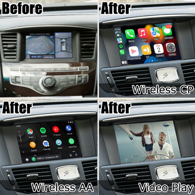 Aggiornamento automatico di androide carplay senza fili di stile dell'OEM di Infiniti QX60
