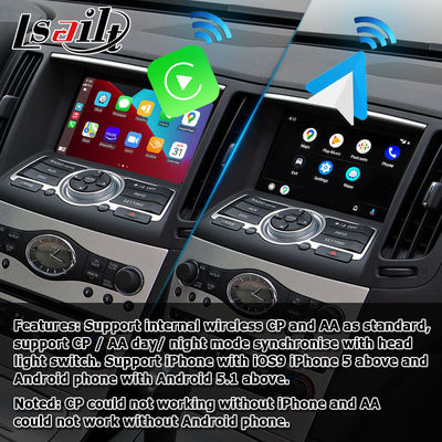 Plug And Play Infiniti G37 G25 Q40 wireless carplay Android modulo automatico video box di interfaccia Navihome