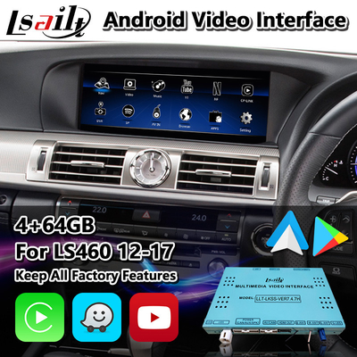 Interfaccia di multimedia di Lsailt Android video per lo F-sport 2012-2017 AWD di Lexus LS460 LS600h LS