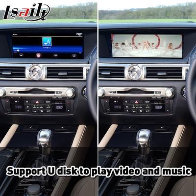Lsailt Wireless Android Auto Carplay Interface per Lexus GS300h GS200t GS350 GS450h GSF GS L10 2016-2020