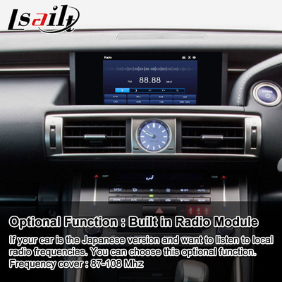 Interfaccia multimediale Android per Lexus IS 300h 250 350 200t 300 AWD F Sport XE30 2013-2016