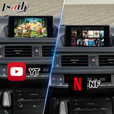 Lsailt Android Video Interface per Lexus CT200h CT F Sport Controllo del mouse 2014-2017