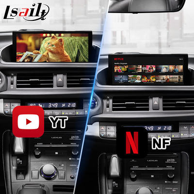 Interfaccia video di navigazione Android Lsailt per Lexus CT 200h FSport 2017-2022