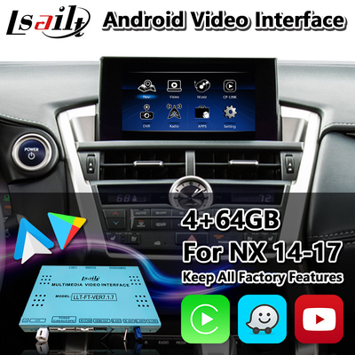 Lsailt Android Multimedia Video Interface per Lexus NX300h NX200t NX F-Sport Touchpad Control 2014-2017